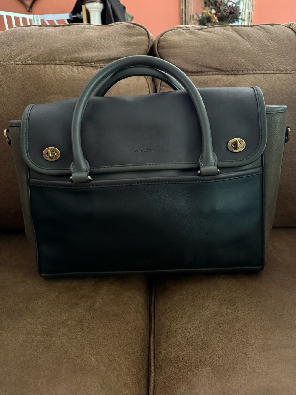 Coach Legacy Utility Flap Commuter Bag